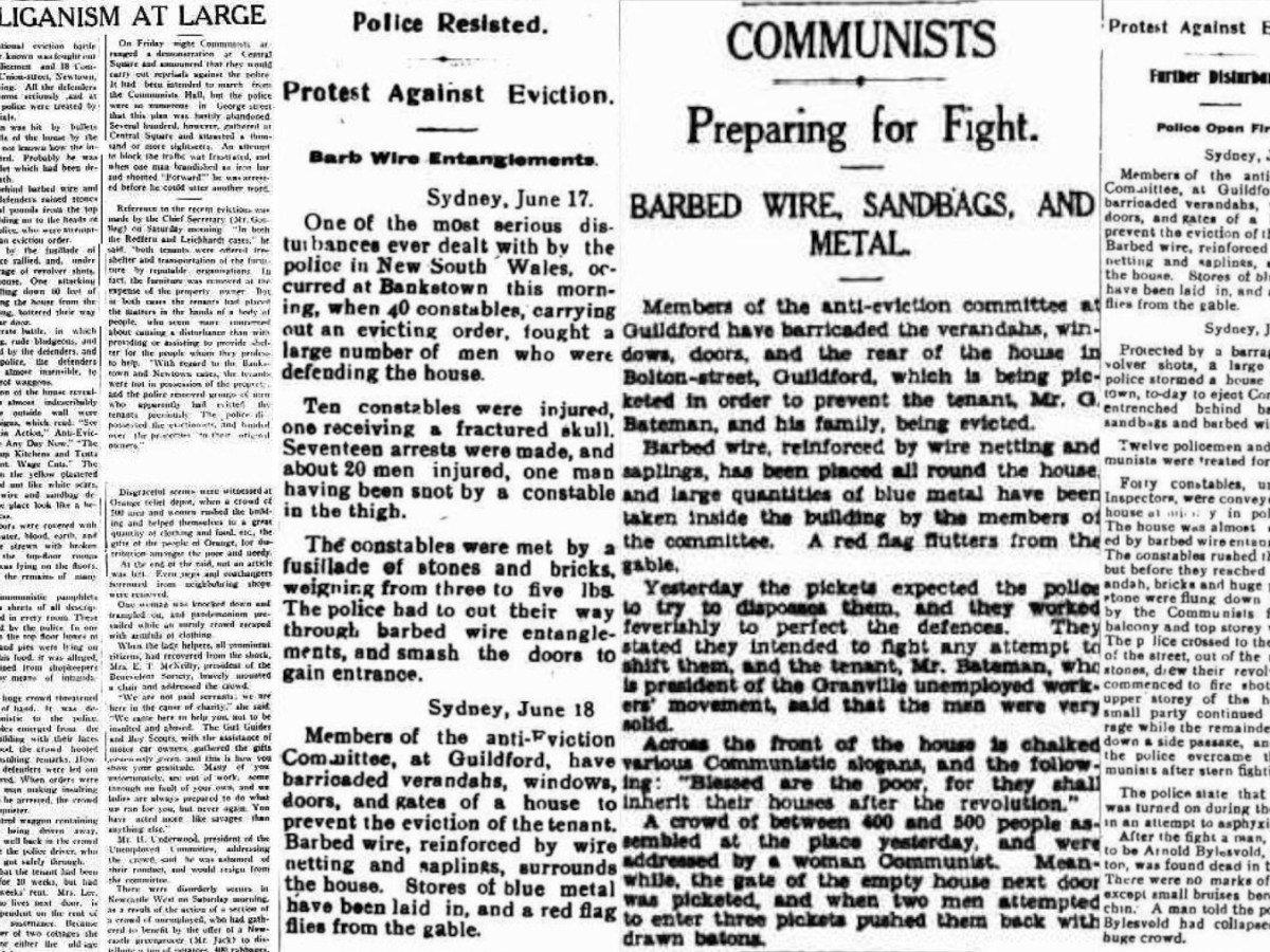 Dark city: class war in 1930s&nbsp;Sydney