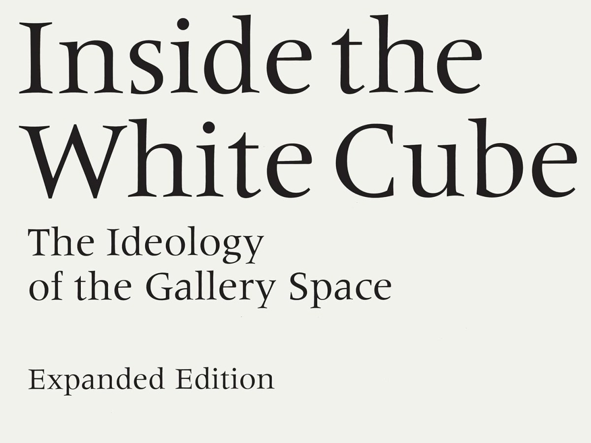 Inside the white&nbsp;cube